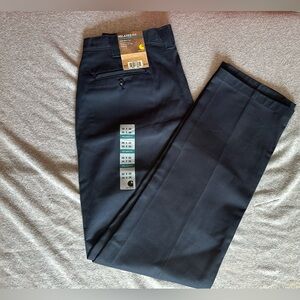 Carhartt Navy Blue Dress Pants Relaxed Fit